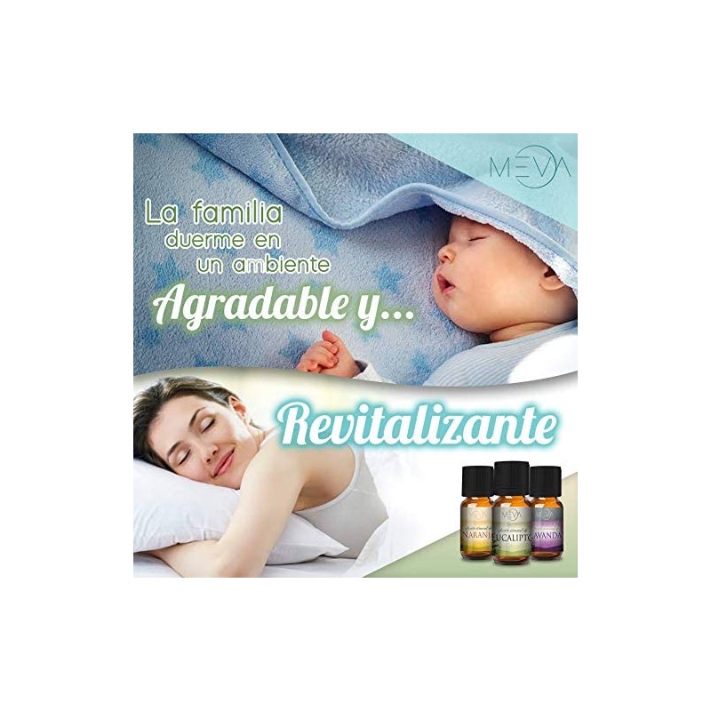 MEVA kit de 10 aceites aromaterapia difusor de aromas humificador