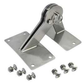 XQK Stainless Lid Hinge Kit Compatible with Weber Smokey Mountain Grill 18.5 22.5,Quick Release -Let The lid Connect to The Grill