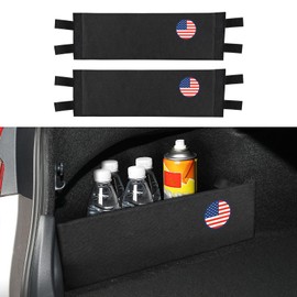 2PCS Rear Trunk Organizer Side Divider Board Compatible with Toyota Camry XV70 2018 2019 2020 2021 2022 2023 2024 / Avalon XX50 2019 2020 2021 2022 Accessories