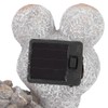 Outdoor Solar Powered Figurine Decorative Light Resin Tortoise Ornament for