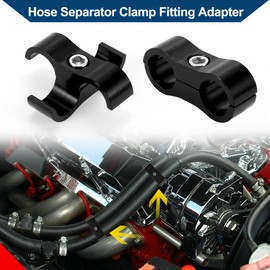 Hihaha Hose Separator Clamp Fitting Adapter/Pipe Tube Line Separator Clamp Tooling AN6 14mm 4pcs Black