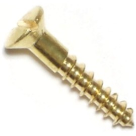 Hard-to-Find Fastener 014973130190 Slotted Oval Wood Screws, 4 x 5/8, Piece-60