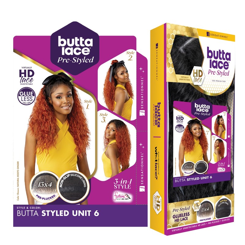 Sensationnel Butta Lace Prestyled Wigs - Unit 6 Glueless 13x4