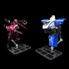 PurYupearl 1 Pcs Transparent Action Figure Stand, Doll Model Display