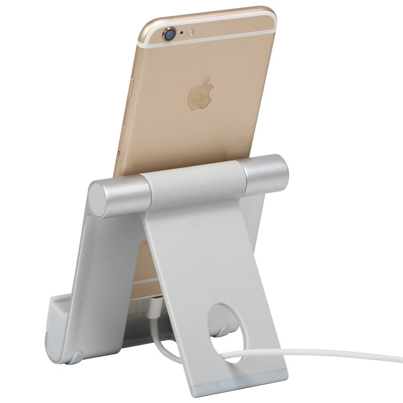 TRIXES Universal Aluminium Tablet Stand Foldable Adjustable iPhones iPads Android