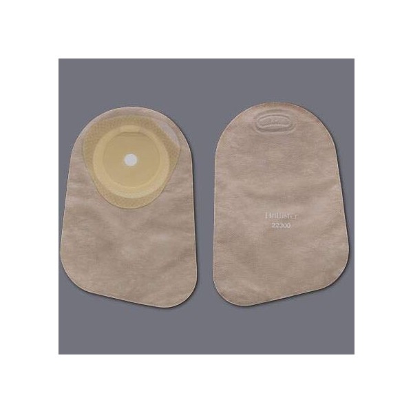 McKesson Colostomy Pouch One-Piece System 9 Inch Length 1 Inch Stoma Closed End