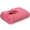 Simka Rose Waffle Baby Blanket Cotton Soft Breathable Swaddle Blanket