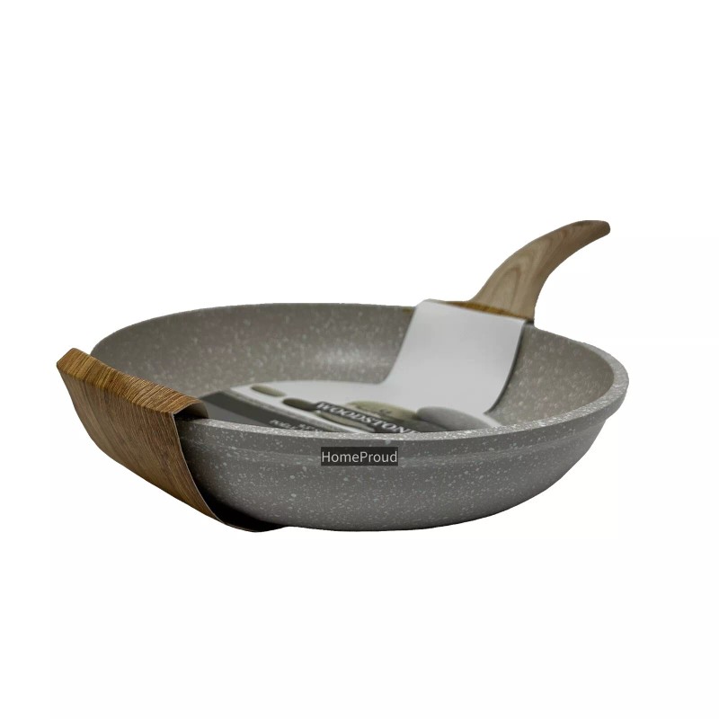 Natural Elements WOODSTONE Premium Frying Pan Skillet Nonstick Medium 9.5