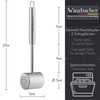 Winzbacher® Meat Tenderiser [Dishwasher Safe] Stainless Steel | 2 Beating