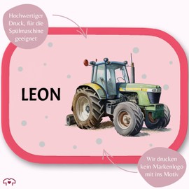 Campus Lunch Box for Mepal - Lunch Box Tractor Children I Tug Vesper Box Bulldog - 750 ml - Pink - School Child Lunch Box Nursery Excavator Tractor Fans Tractor Fans Tractor