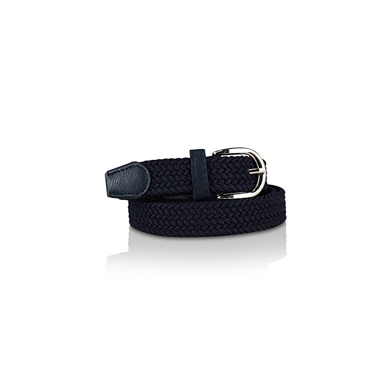 glomy * Braided Elastic Belt for Boys and Girls Women