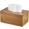 GCWSTJK Acacia Wood Tissue Box Cover Rectangle for 120 160