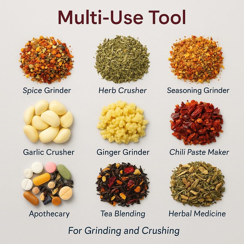 HIC Kitchen Tall Mortar and Pestle Set, Solid Carrara Marble,