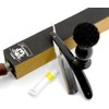 Four Sided Leather Strap Set Neck Cut Shaver Dovo Paste Badger Hair Shaving Brush