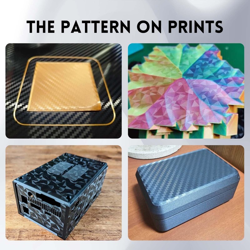 IdeaFormer-3D Diamond PEO+Carbon Fiber PET Build Plate for Anycubic Kobra