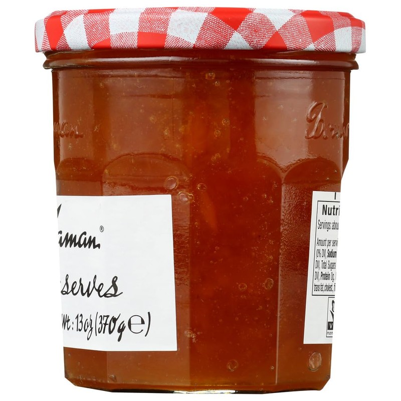 Bonne Maman Peach Preserves, 13-Ounce Jars (Pack of 6)