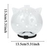 Breathable Cat Grooming Muzzle for Nail Trimming – Clear Anti-Bite