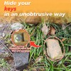 Hide A Key Outside Fake Rock - Spare Key Hiders