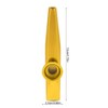 Kazoo Musical Instrument for Music Lovers Aluminum Kazoo Nosing Solo