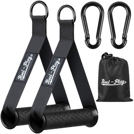 Asas de ejercicio de gimnasio, equipo de repuesto para entrenador de fuerza, máquina de cable y asas de banda de resistencia, equipo añadido de gimnasio en casa