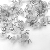 100Pcs Upholstery Pins Clear Heads Upholstery Tacks Stainless Steel Transparent