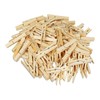 Relaxdays Wooden Clothes Pegs, Set of 100, Large Wooden Clothes