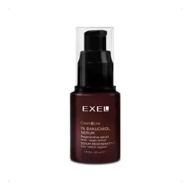 Serum facial Retinol Vegano de bakuchiol y Niacinamida reduce manchas y arrugas Exel Green Line Dermovegan skincare exel 30ml                         