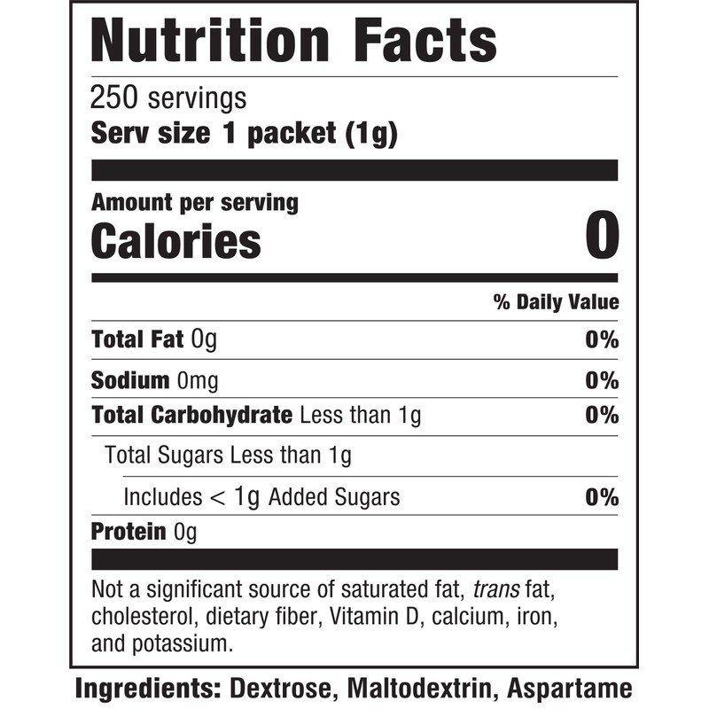 NatraTaste Blue Zero Calorie Sweetener, Bulk Sugar Substitute for Coffee,