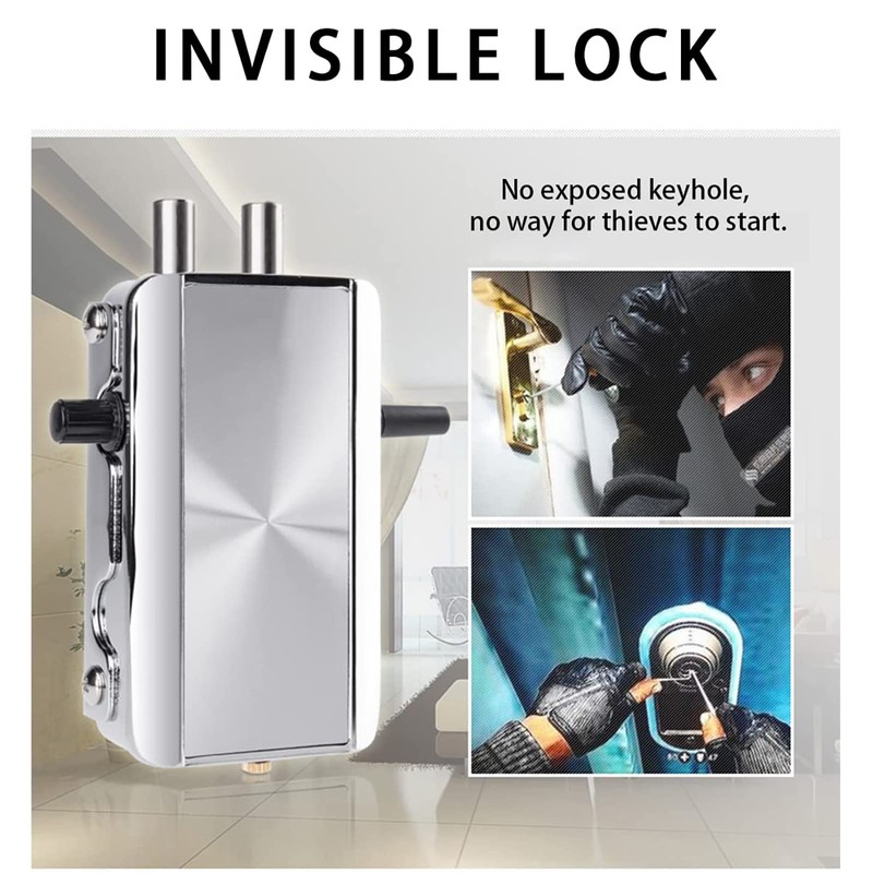VLUOO Electronic Deadbolt Door Lock, Anti-Theft Remote Deadbolt Door Lock