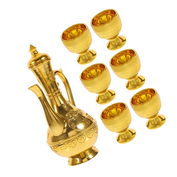 BIUDECO Classic Style Offering Cup Sturdy Wine Pot Tea Cup