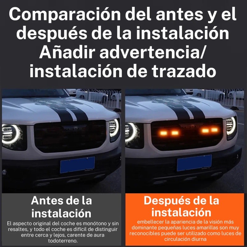 Luces Led De Parrilla Delantera M54 Piezas Para Raptor Off