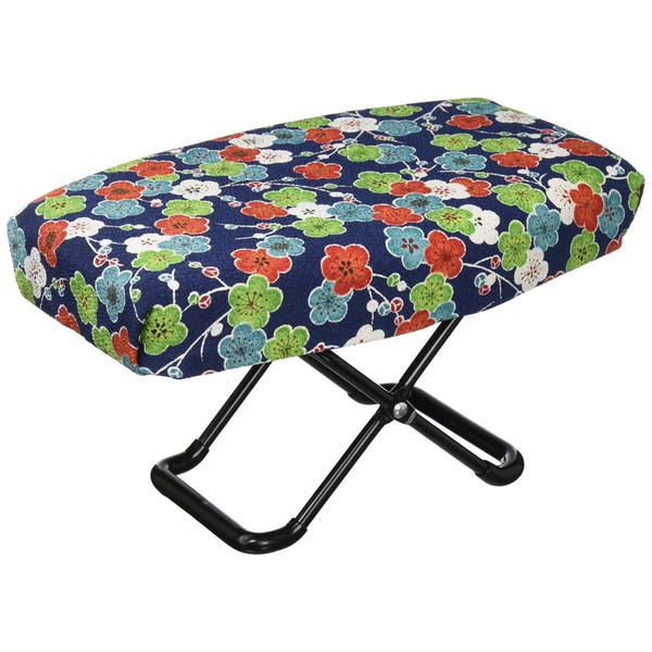 Rei Seiza Folding Chair, Portable, Loose Size, Red and Plum Blossom