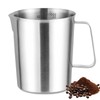 WANDGU 1 Litre Stainless Steel Measuring Jug: Milk Jug Made