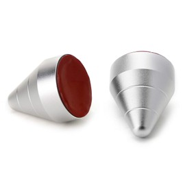 iJDMTOY Silver Universal Fit Bump Protector Spike Guards Compatible with Most Car Front & Rear Bumpers