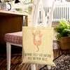 Mr. & Mrs. Panda Hugging Cat Shopping Bag, yellow