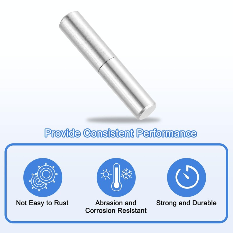 QUARKZMAN Pack of 4 Weld-On Hinges 50 x 10 mm