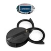 ULTECHNOVO Folding Pocket Magnifying Portable Handheld Optical Glass Crafts Magnifier