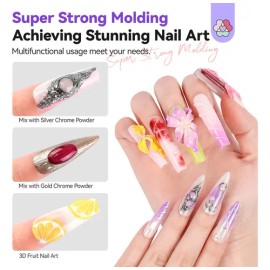 Saviland 3d Sculpting Gel Transparente 2pcs, Gel Moldeador                                                                                            