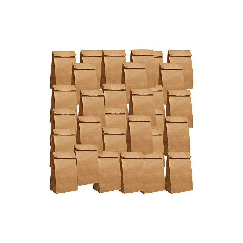 PAVILIA Kraft Paper Lunch Bags 30-pc