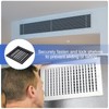 PATIKIL 8x8 Inch Plastic Ventilation Grille, Adjustable Outlet Air Vent