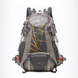 Camping trail bag backpack sports 45L fashion backpack mountaineering gray