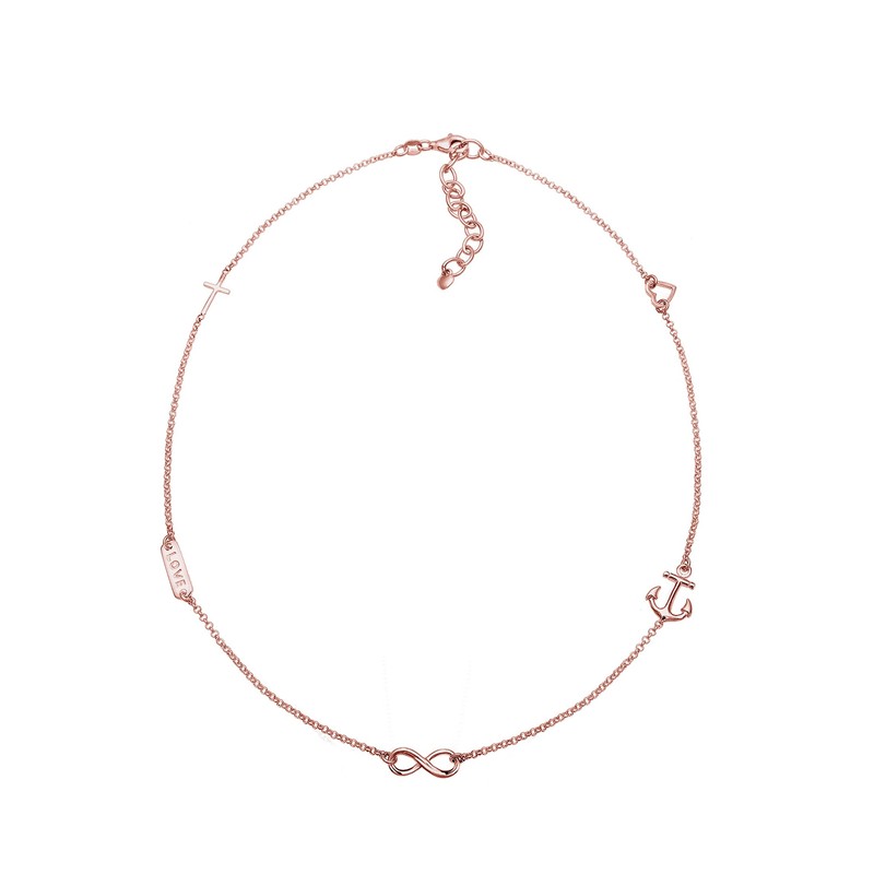 Elli Women's Cross, Heart Infinity, Anchor, Star Symbols in 925