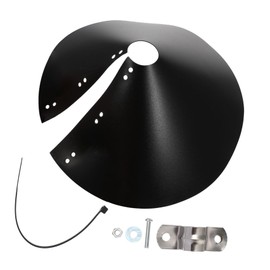 Toddmomy 1pc Squirrel Hood Bezel Squirrel Baffle Bird Feeders Wide Squirrel Feeder Cover Birdfeeder Baffle for Bird Feeder Bird Houses Protector Hanging Baffle PVC Pole Hanging Pearlescent