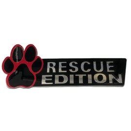 Car Emblem: Dog Car Badge Laser Cutting Emblem Cool Decals Trucks German Shepherd Badge Corgi Edition Doodle Golden Retriever Vehicles Dachshund Addition Rottweiler (Rescue Paw)
