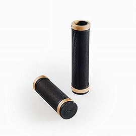 Brooks CAMBIUM RUBBER GRIP 3.9 inches (100 mm) Rubber with Cotton Crimped Grip, Black x Copper
