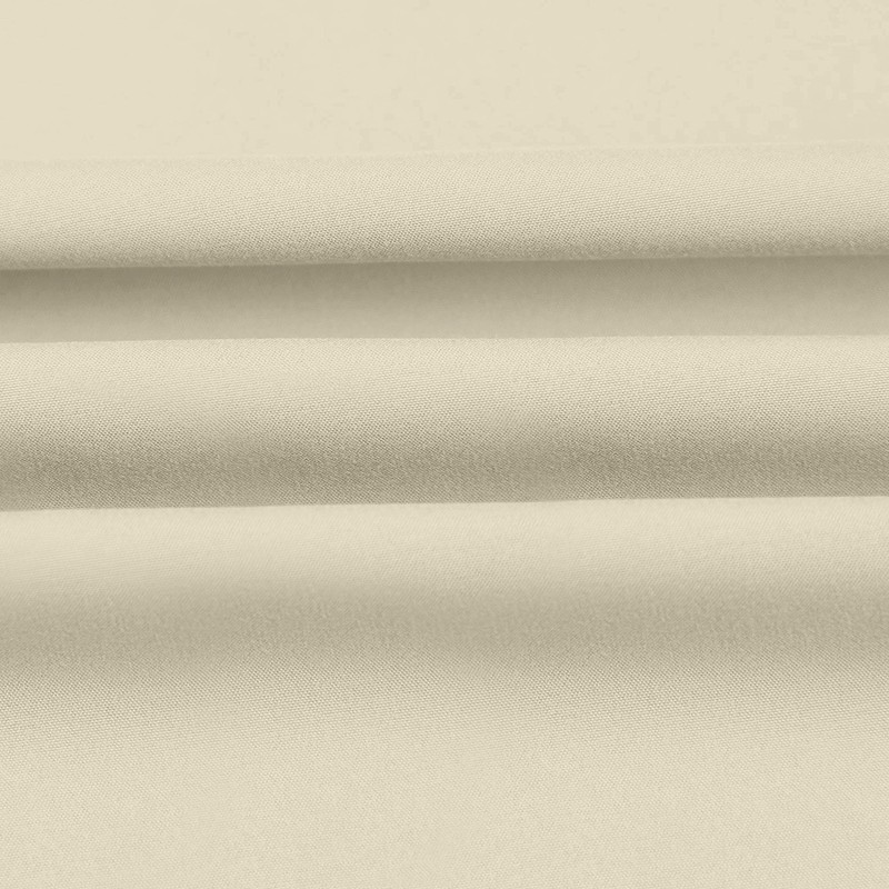 Oxford Homeware Cream Pillow Cases 2 Pack Brushed Microfiber –