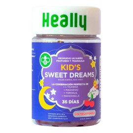 Heally - 72 Gomitas Kid's Sleep Para Dormir, Vitaminas 216g Sabor Cereza