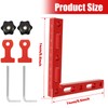 Corner Clamp Aluminum Alloy 90 Degree Right Angle Clamp Precise