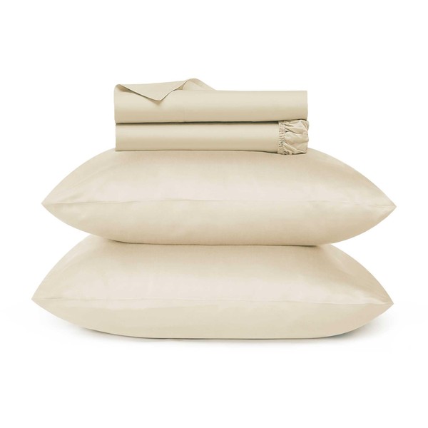 URBANHUT 700 Thread Count Twin Sheet Set Egyptian Cotton Sheets,
