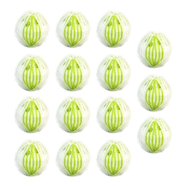 Pet Hair Remover Washing Balls for Laundry - Reusable & Anti-Tangle Pet Hair Catcher in Washing Machine for Laundry for Fur and Clothes, Bedding Lint Removal (15 Pieces)